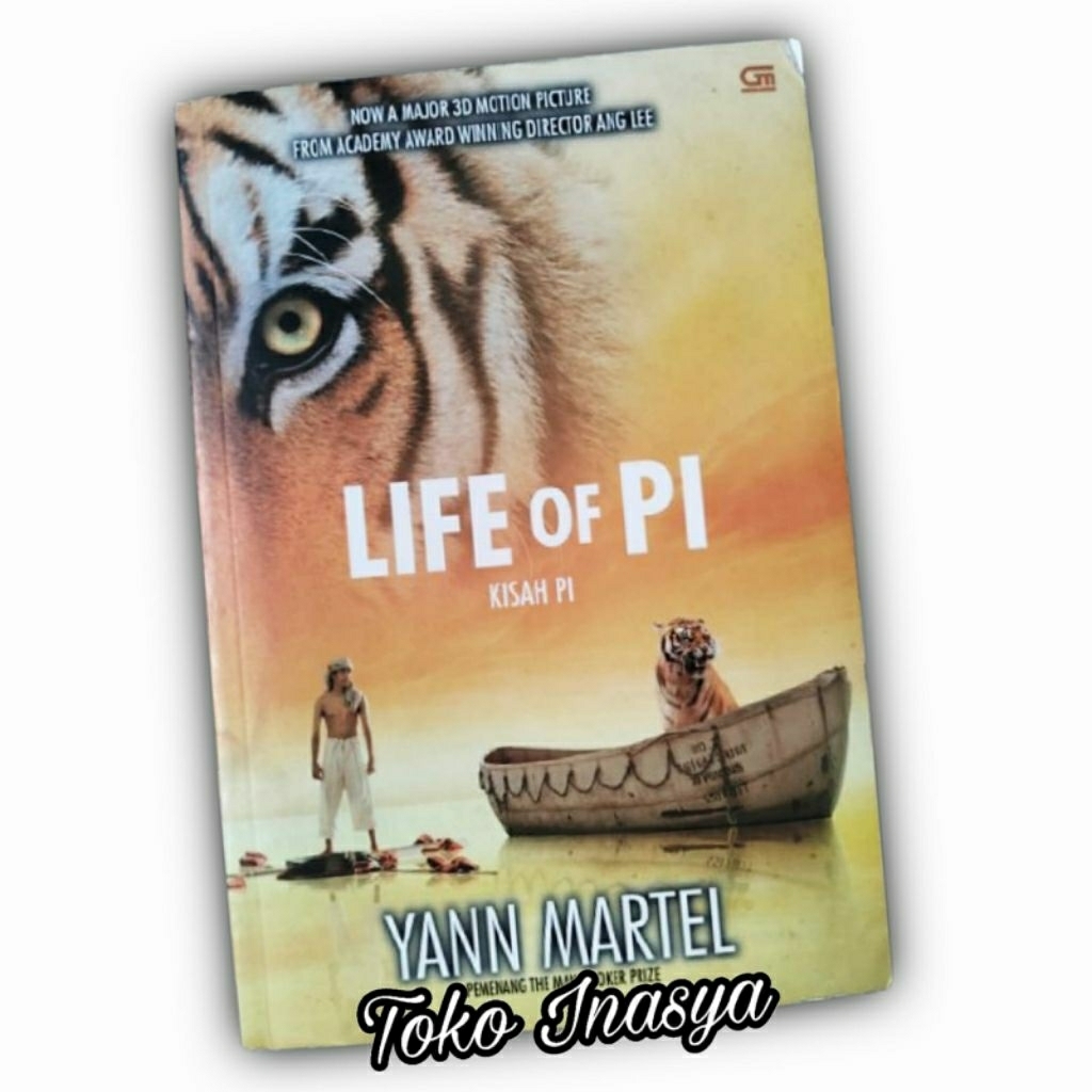 NOVEL LIFE OF PI (KISAH PI) YANN MARTEL / BAHASA INDONESIA / ORIGINAL
