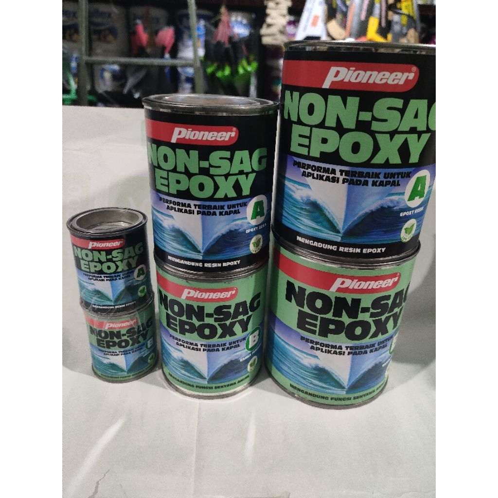Pioneer Non Sag Lem Epoxy Lem Kering Dalam Air / Lem Kapal Anti Bocor Epoxy Pioneer Non Sag