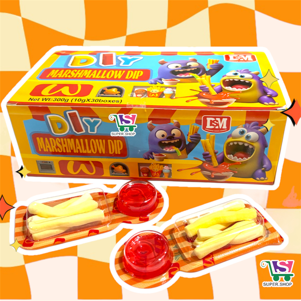 

DIY Marshmallow Dip Permen Cocol Selai BOX (isi 30 pcs)