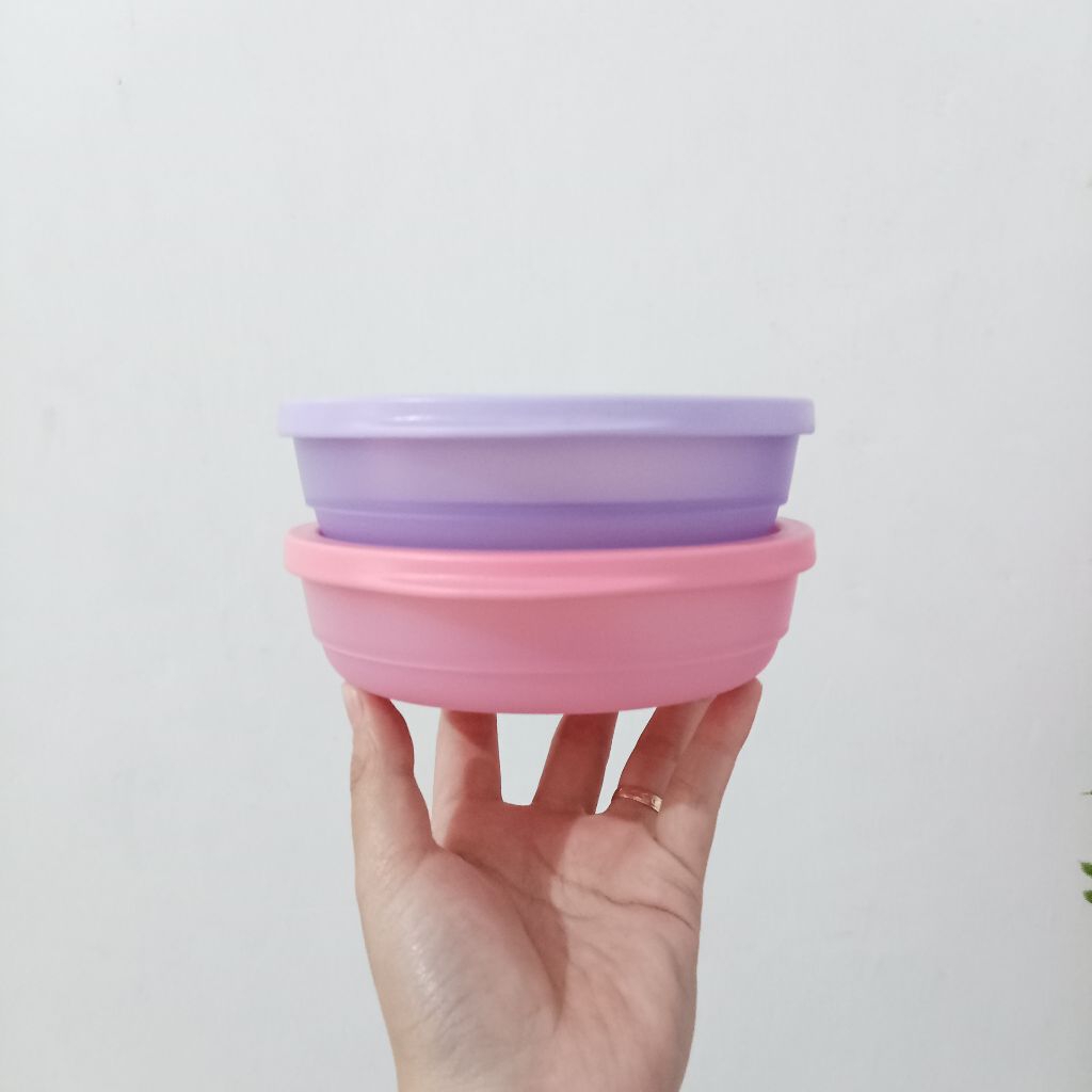 Small Tropical Round Tupperware