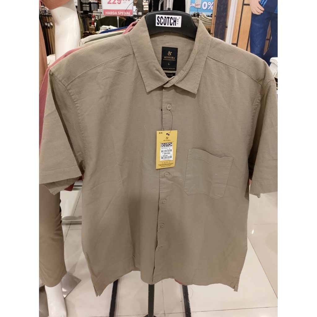 Scotch & Co Kemeja Lengan Pendek Pria