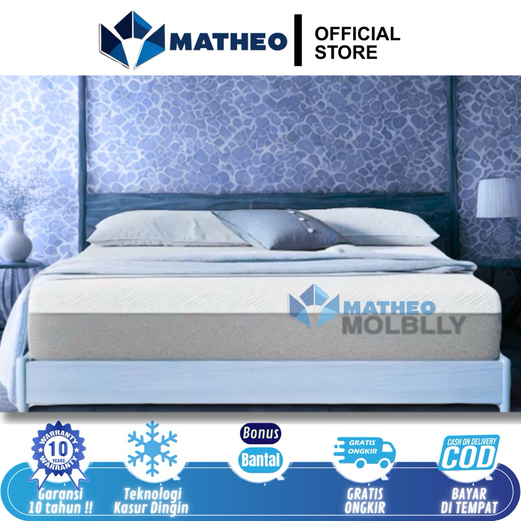 MATHEO || KASUR FULL BUSA TANPA PER KUALITAS PREMIUM - MOLBLLY TEBAL 30cm || Kasur Kesehatan Tulang 