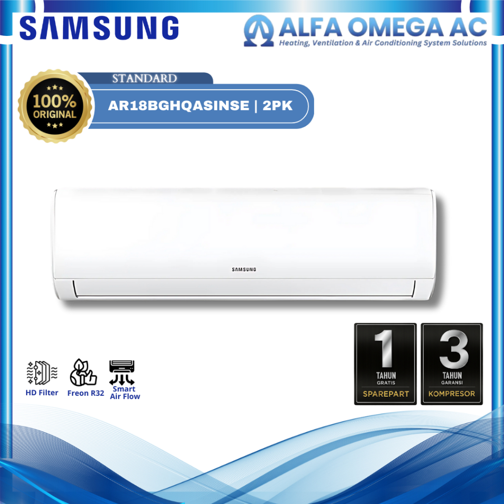 AC Samsung 2PK AR18BGHQASINSE Standard | AC Split | Standard | Ac Area BSD | Ac Tangerang