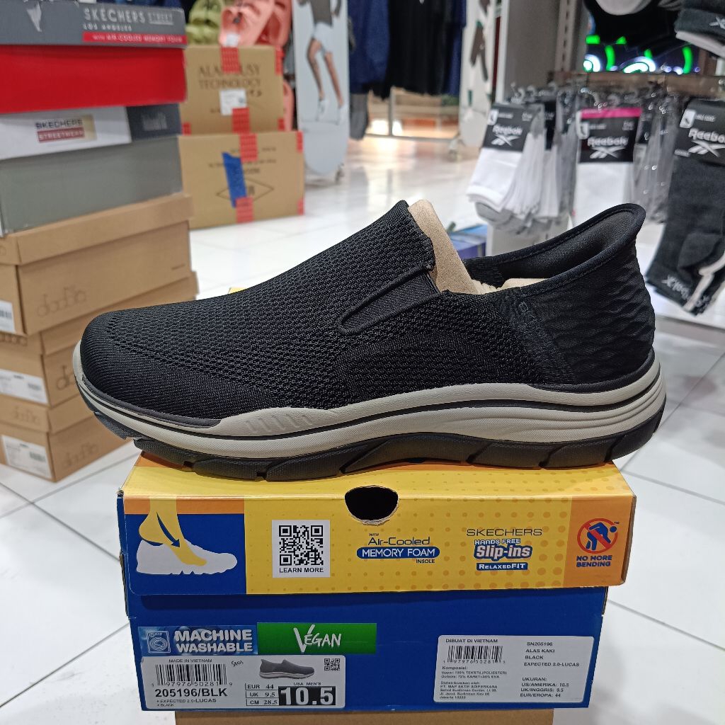 SALEE SKECHERS EXPECTED 2.0 - LUCAS ( 205196/BLK )