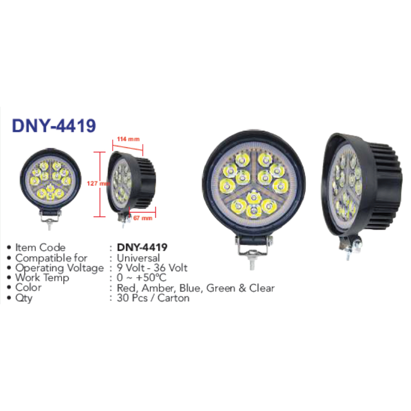 DNY 4419 UNIVERSAL FOG LAMP LED DNY-4419