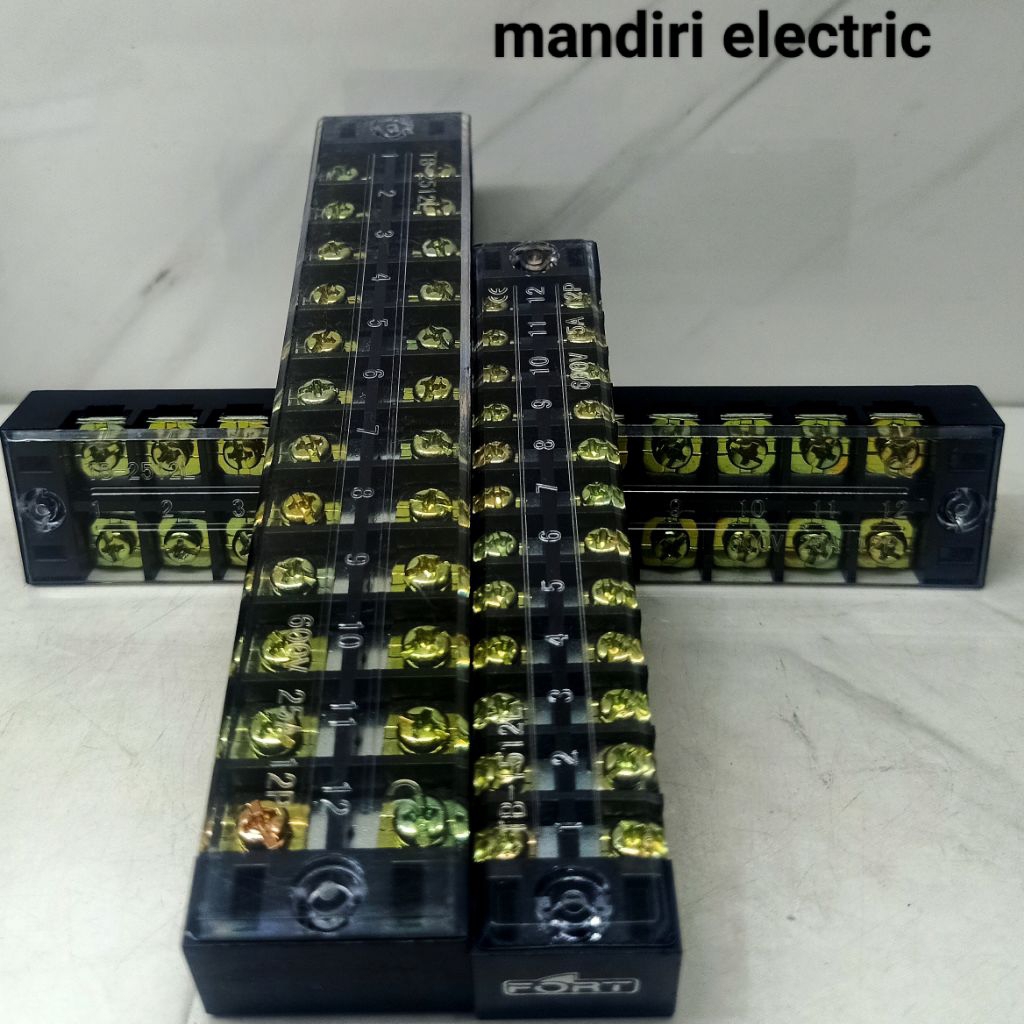 terminal blok 4pole 25a 6pole 25a 12pole 25a terminal blok original