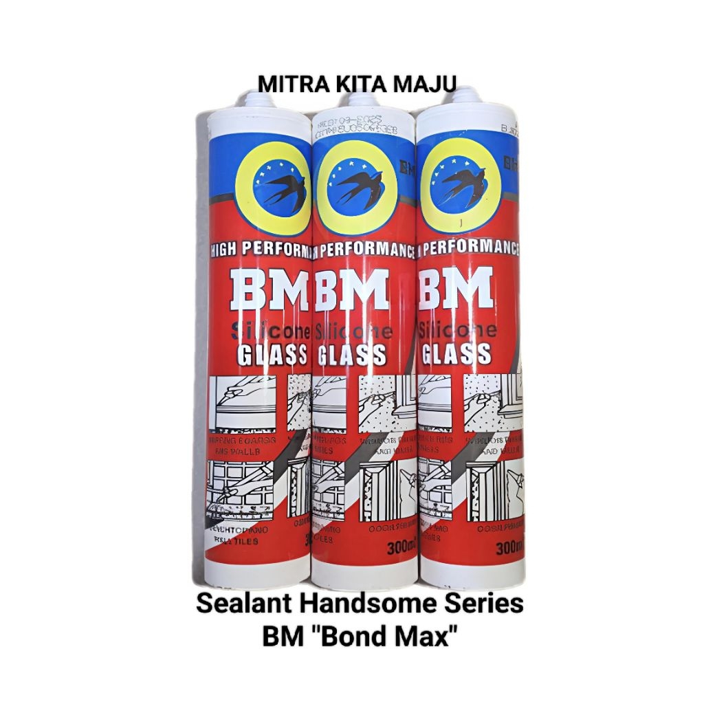 LEM KACA BOTOL HANDSOME BM / SILICONE SEALANT ASAM HANDSOME BOND MAX / LEM SEALANT BOTOL HANDSOME / 