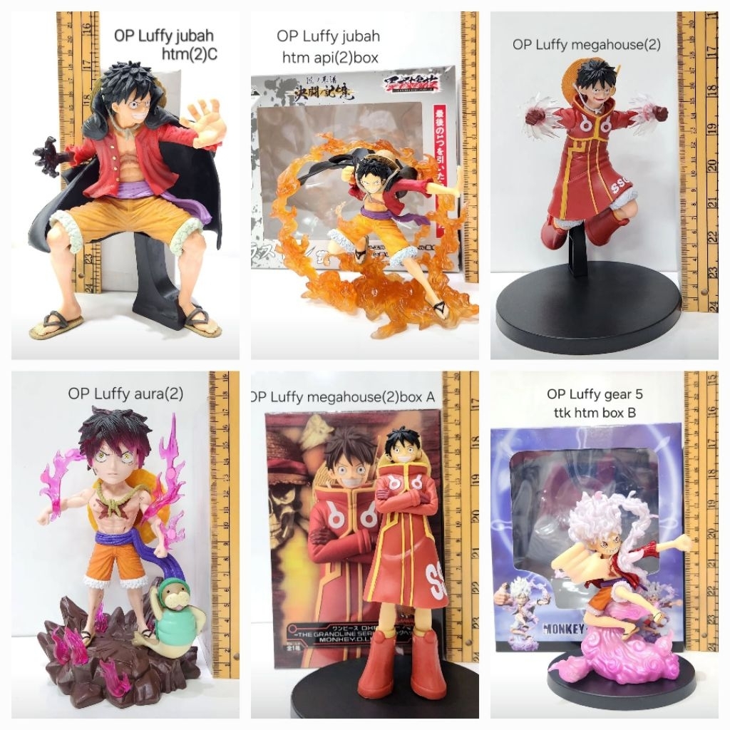 Figur Koleksi Karakter Anime Bajak Laut Topi Jerami, Model Luffy, Nami, Sanji, Yamato, Trafalgar Law