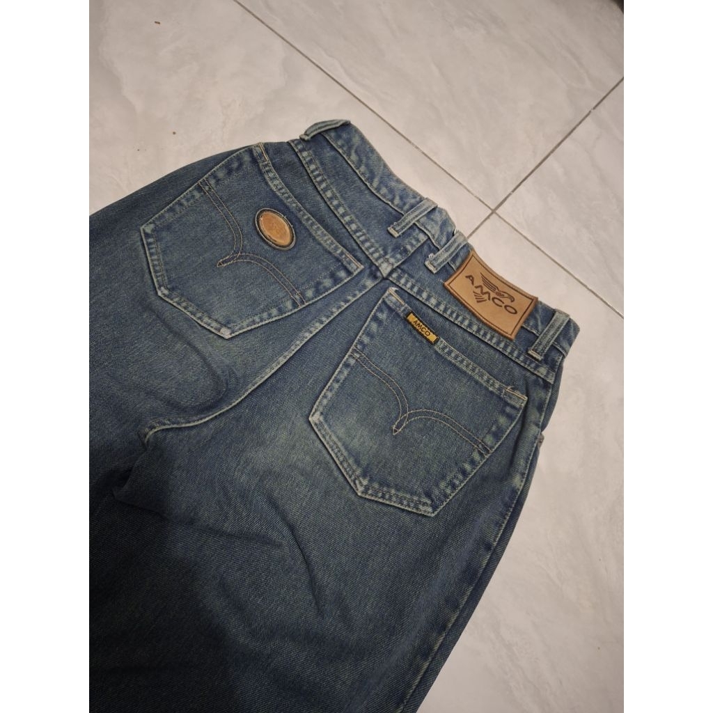 jeans baggy balon amco size 27