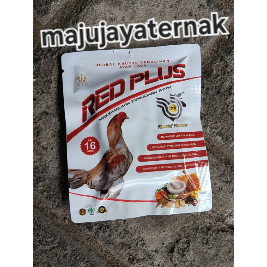 RED PLUS jamu ayam Kuningan pemulihan kesehatan ayam