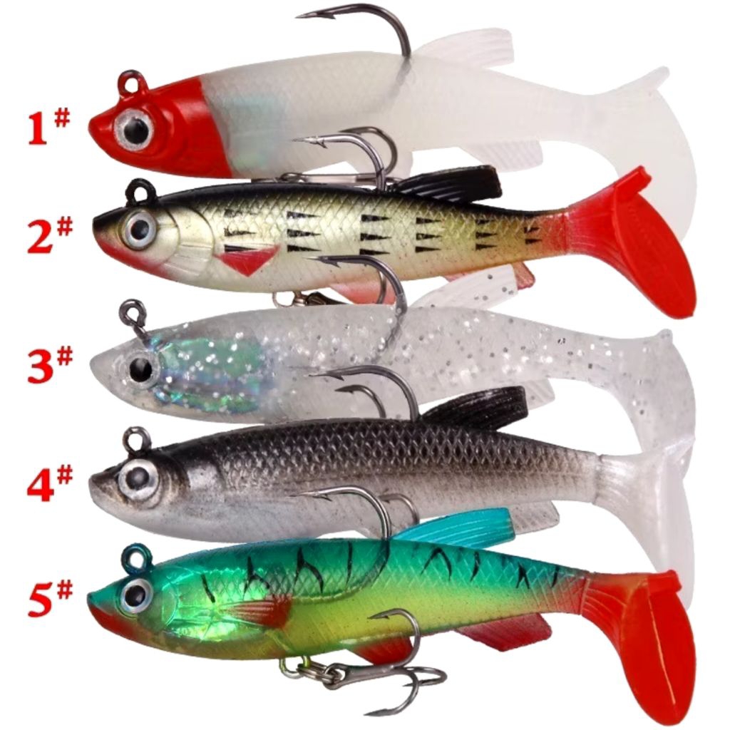 8,5 cm / 13 gram soft lure karet umpan casting berbentuk ikan asli