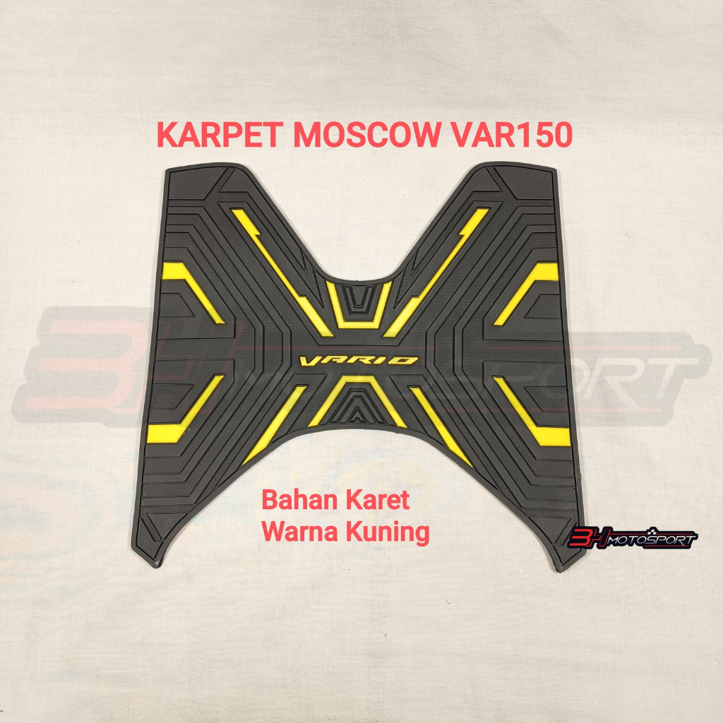 KARPET MOTOR MOSCOW VARIO150 KUNING
