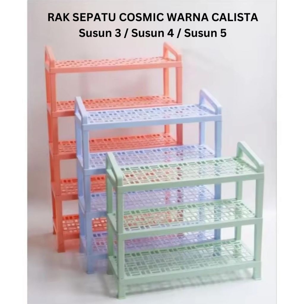 RAK SEPATU CALISTA WARNA