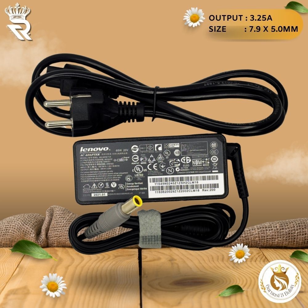 Adaptor Charger for Laptop T410 T420 T430 T430i T510 T520 T530 3.25A 7.9x5.0mm