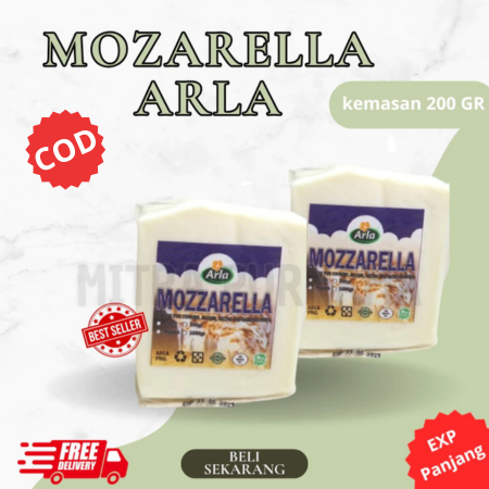 Keju Mozarella Arla 200 gr (HALAL)