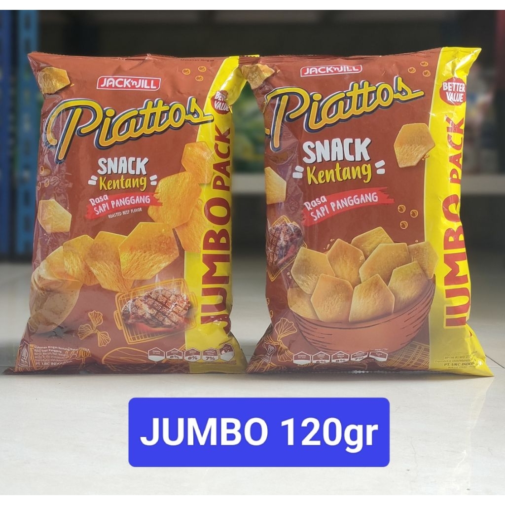 PIATTOS SNACK KENTANG JUMBO 120GR