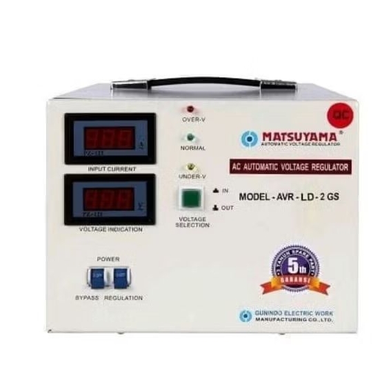 Stabilizer Stavol AVR MATSUYAMA Stavolt 2000 Watt 2kva AVR/L-2GS