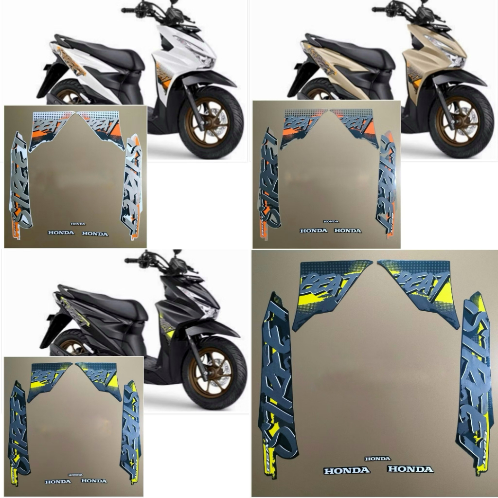 stiker striping honda beat street 2025 lis body berkualitas fullset