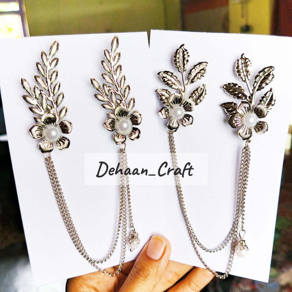 Bros Kebaya Janggan Silver, Bros rantai kebaya