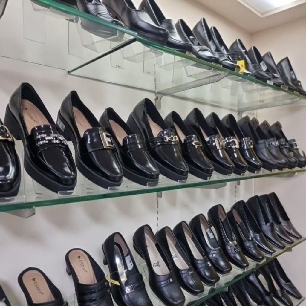 Sepatu Wanita wedges casual hitam polos/ sepatu formal Wanita zonia