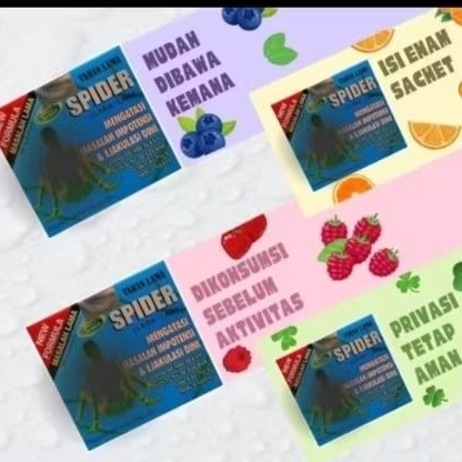 

blue der 6 sachet aneka rasa