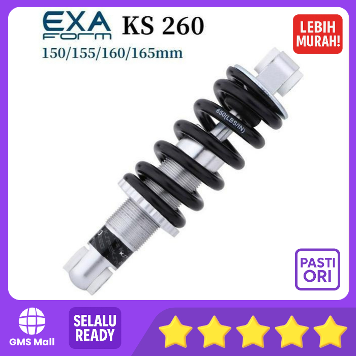 Exa Form KS 260 Rear Shock Breaker Absorber Suspensi Belakang Sepeda
