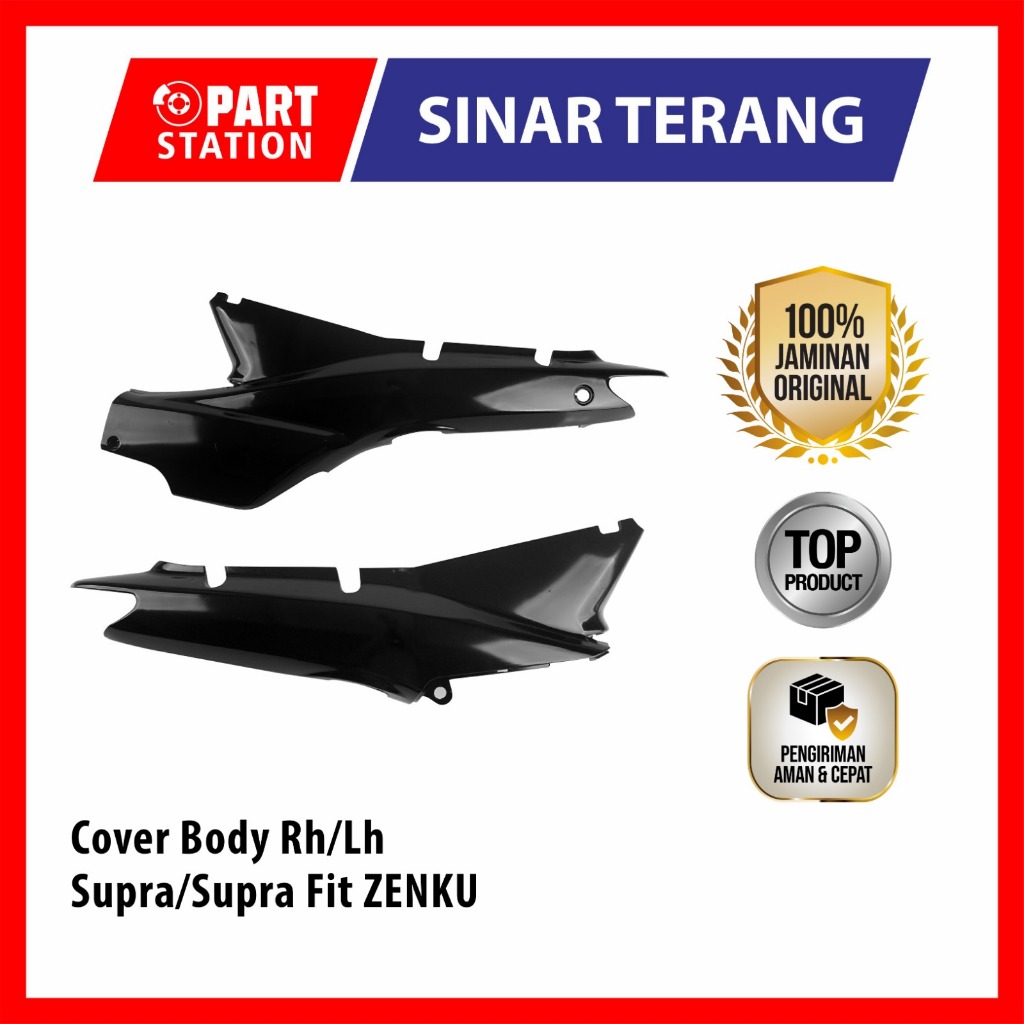 ZENKU COVER BODY RH/LH SUPRA/SUPRA FIT 64340/64330-KEV-880FMB