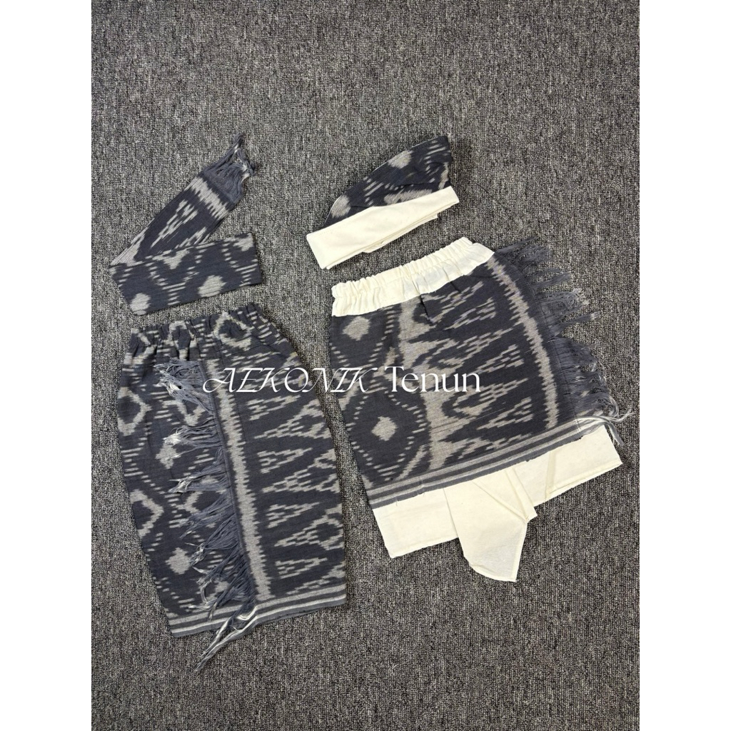 Ready Set Couple Kamen Anak//Set Couple Blanket Anak Jadi//Set Busana Adat Anak Bali//Set Kamen Anak