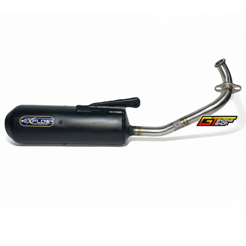 KNALPOT BEAT MP7 130CC EXFLOW EXHAUST FULLSYSTEM KNALPOT EXFLOW BEAT KARBU SCOOPY KARBU 130CC MP7 FU