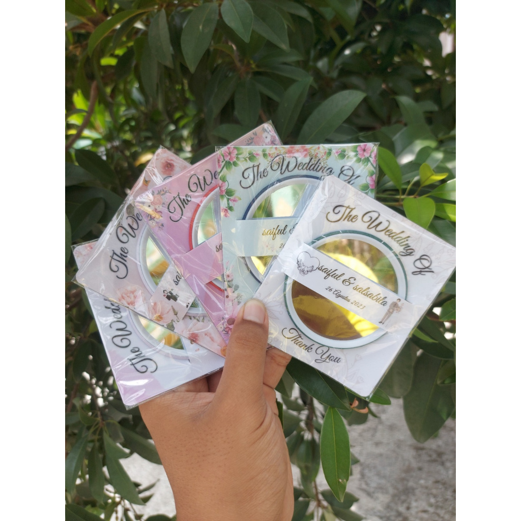 Souvernir Pernikahan Cermin Mini | wedding souvernir murah cantik