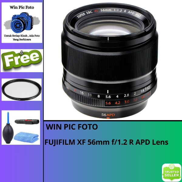 Fujifilm Fujinon XF 56mm F1.2 R Apd / LENSA FUJIFILM 56MM F1.2 R NON APD 56MM FUJI NON APD DAN APD
