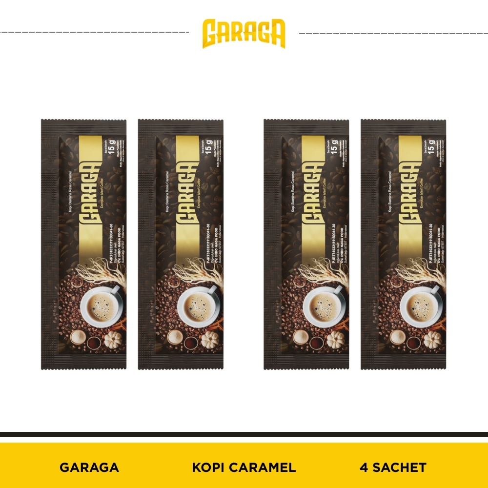 GARAGA - Kopi Caramel - 4 Sachet