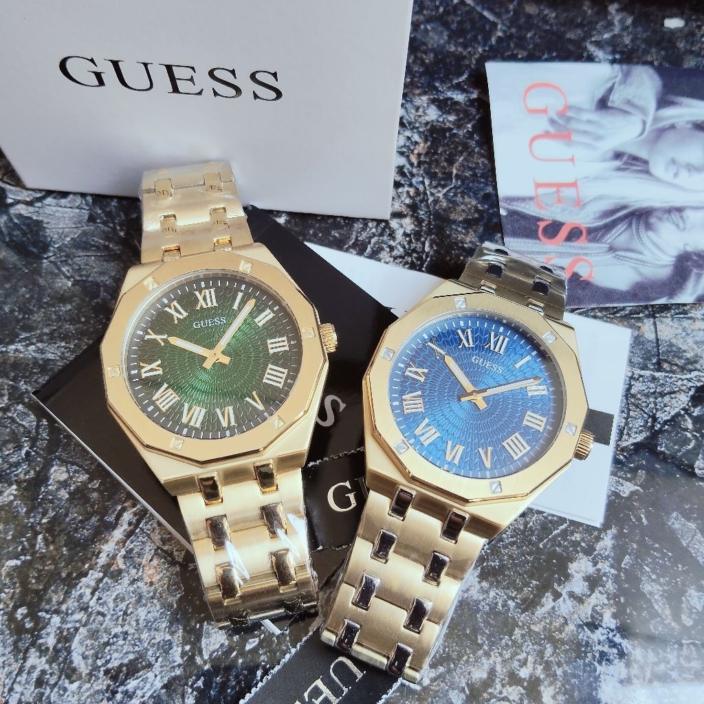 Guess Asset Gold GW0575G2 GW0575G6 Original Jam Tangan Pria