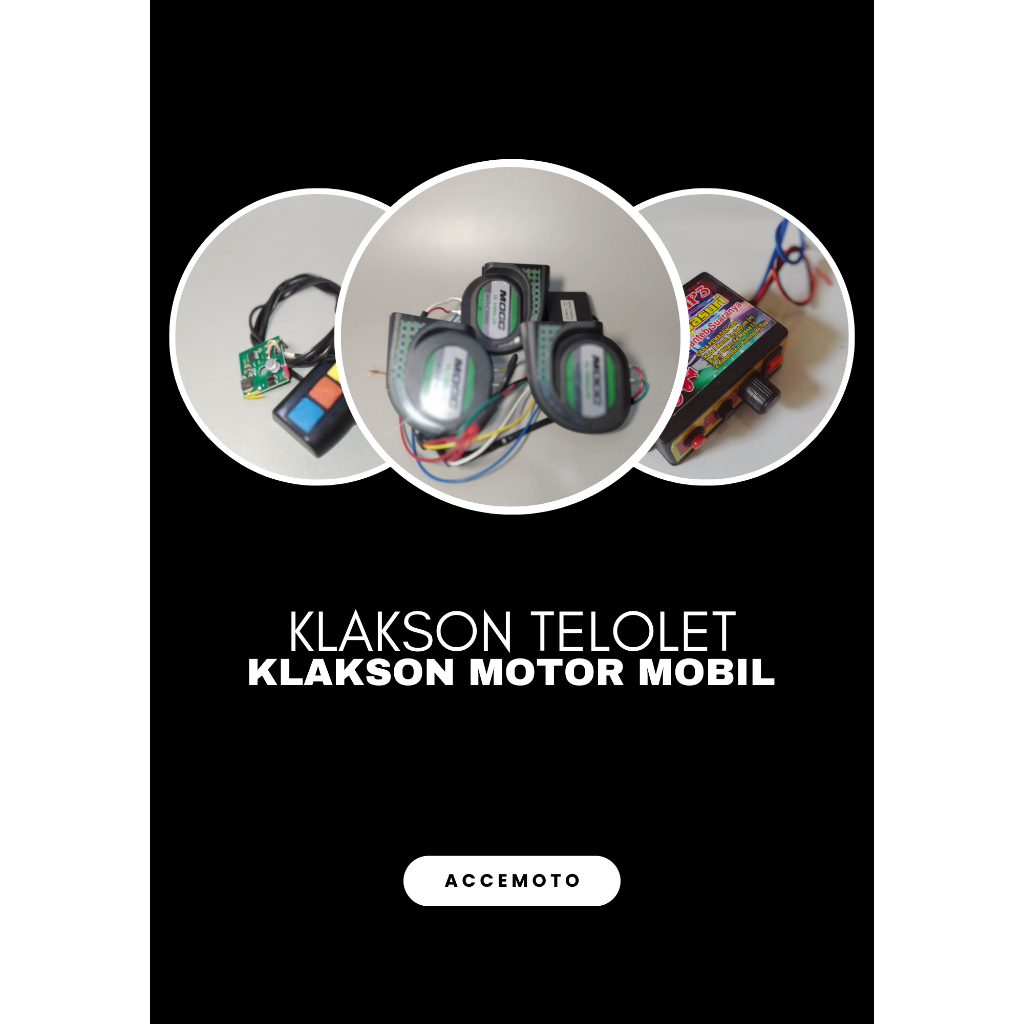 KLAKSON TELOLET MOTOR MOBIL