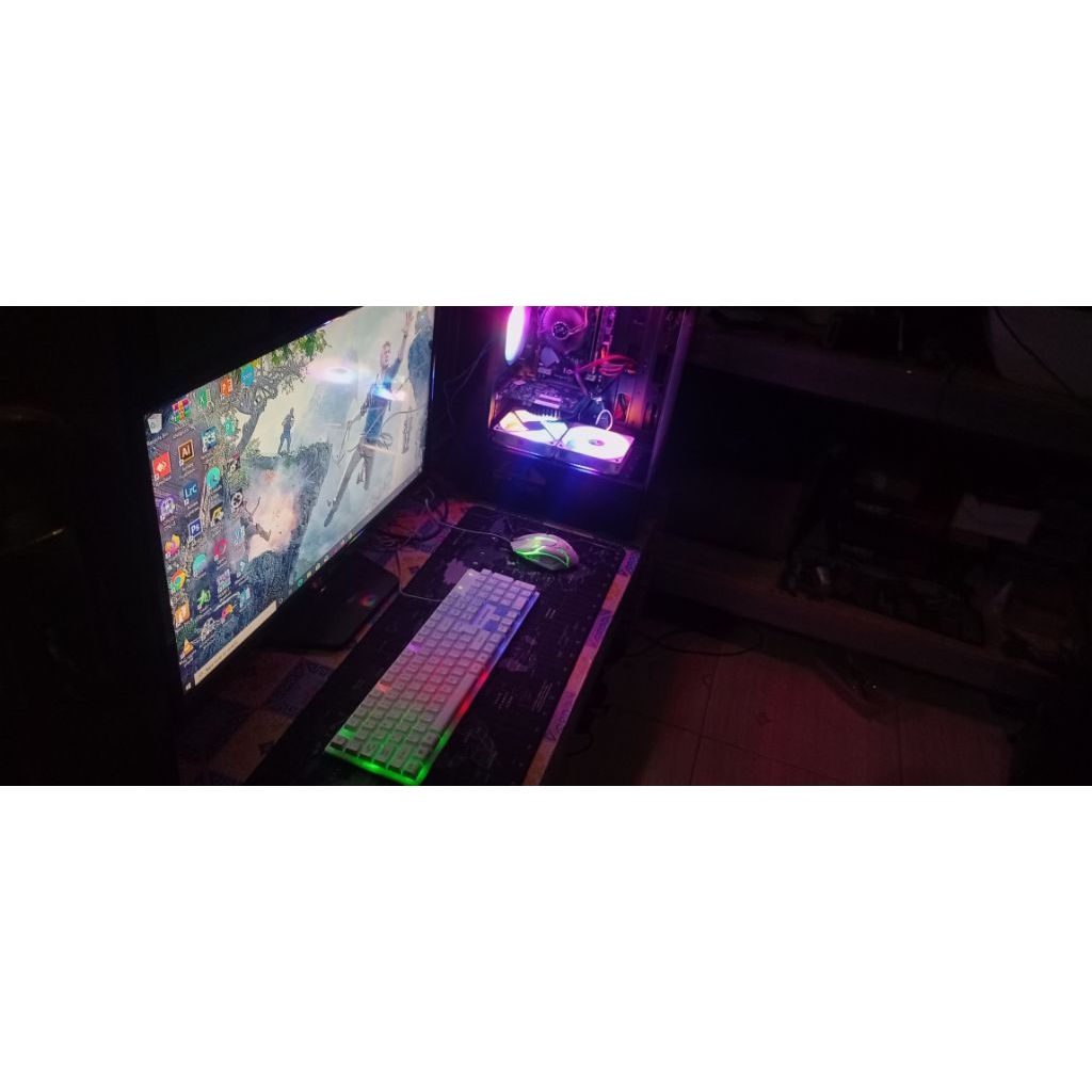 PC GAMING CORE I5 GEN 7 LED 27 INCH