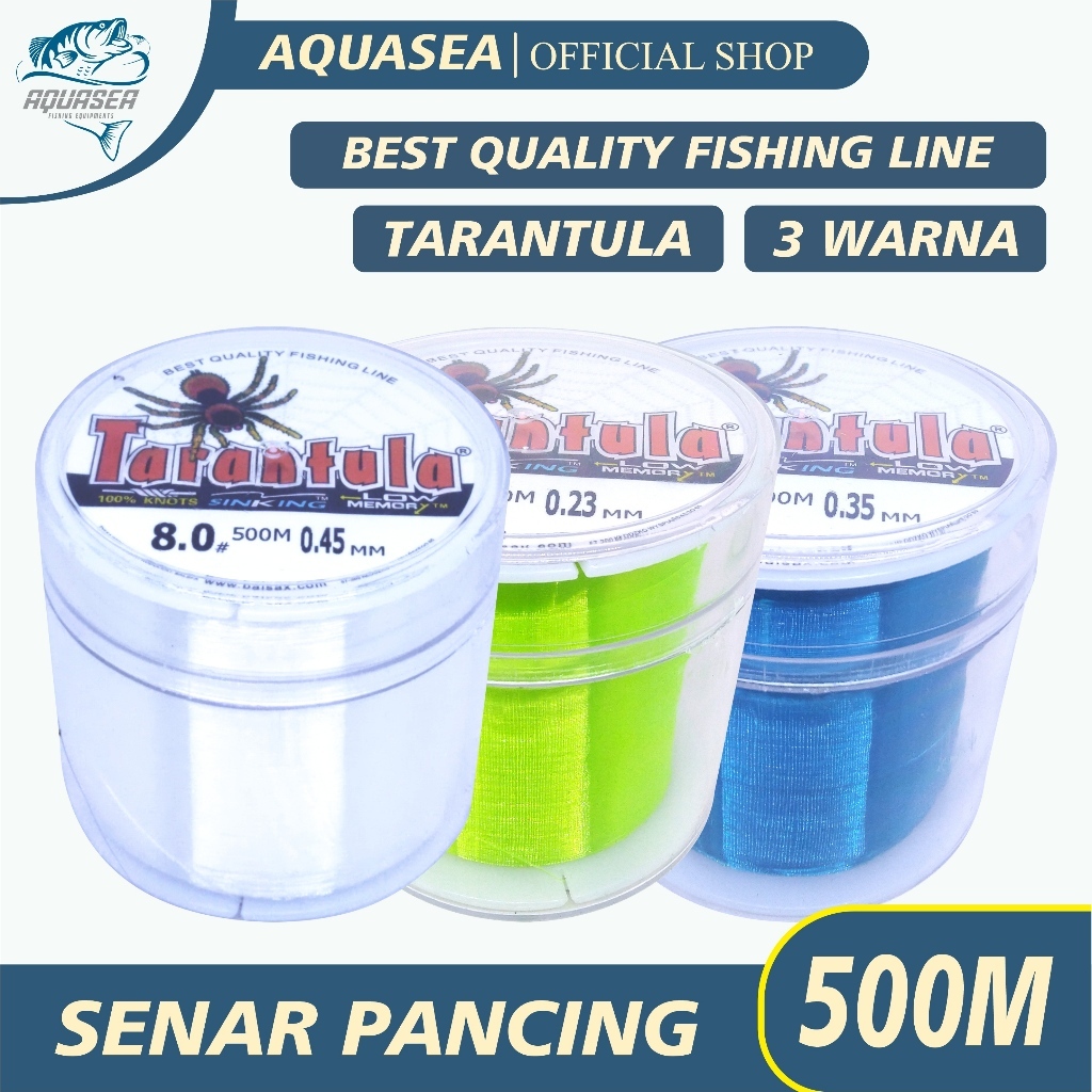 Zona Pancing Mania Tali Pancing TARANTULA 500Meter   Nilon  Pancing BahanNilon Pancing AntiKeriting