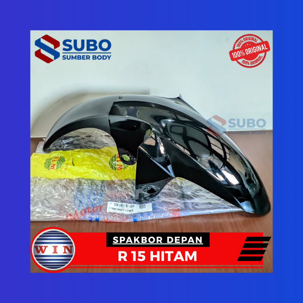 WIN Spakbor Slebor Depan R15 R 15 Hitam Harga Termurah Berkualitas