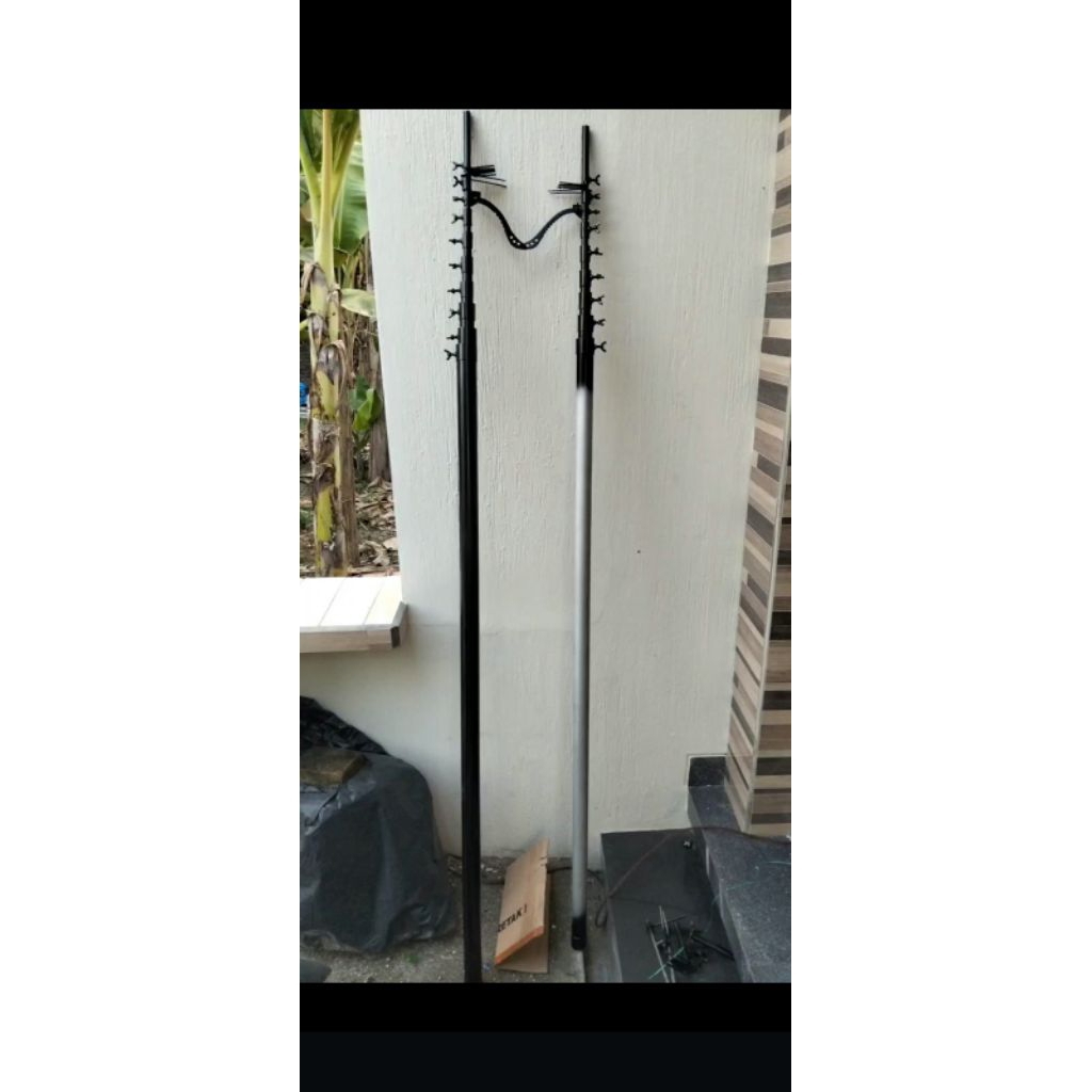 galah perkutut ukuran panjang 8.5 bahan almonium