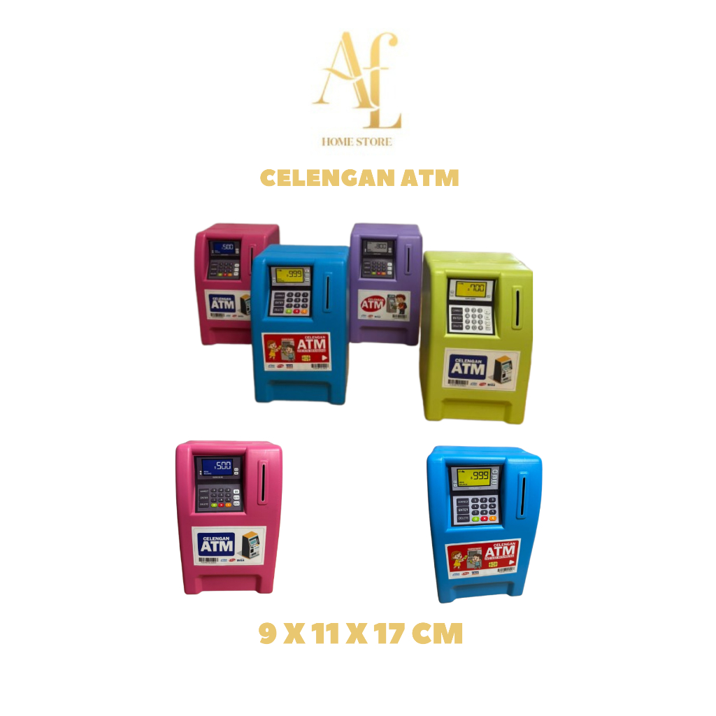 Celengan ATM/ Celengan Unik / Mainan anak/ Hadiah Celengan/ Celengan ATM Mini Unik  /Sovenir Hadiah 