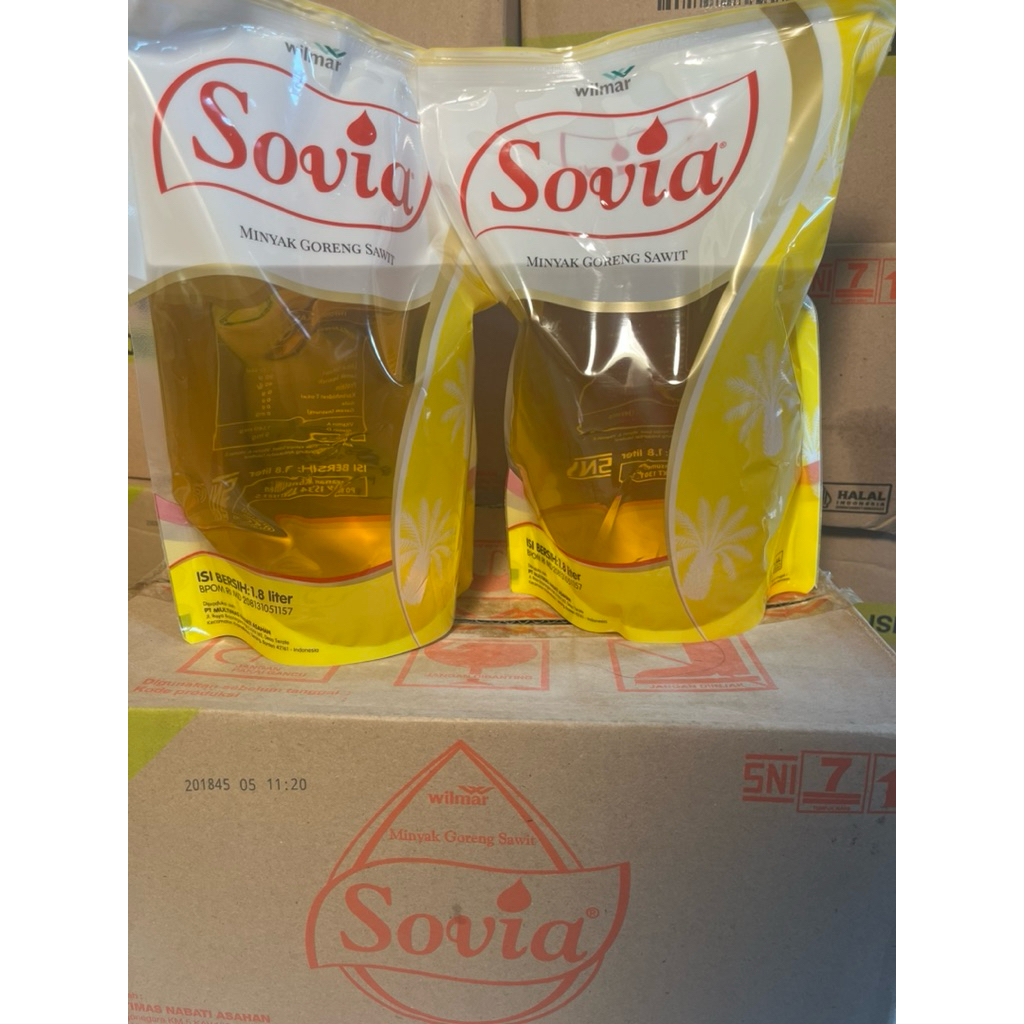 Minyak Goreng Sovia 1800ML 1 Karton