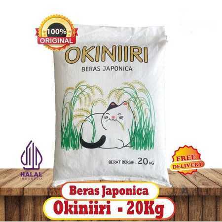 Beras Jepang/Beras Sushi Japonica Okiniiri 20 Kg Good Quality ORIGINAL