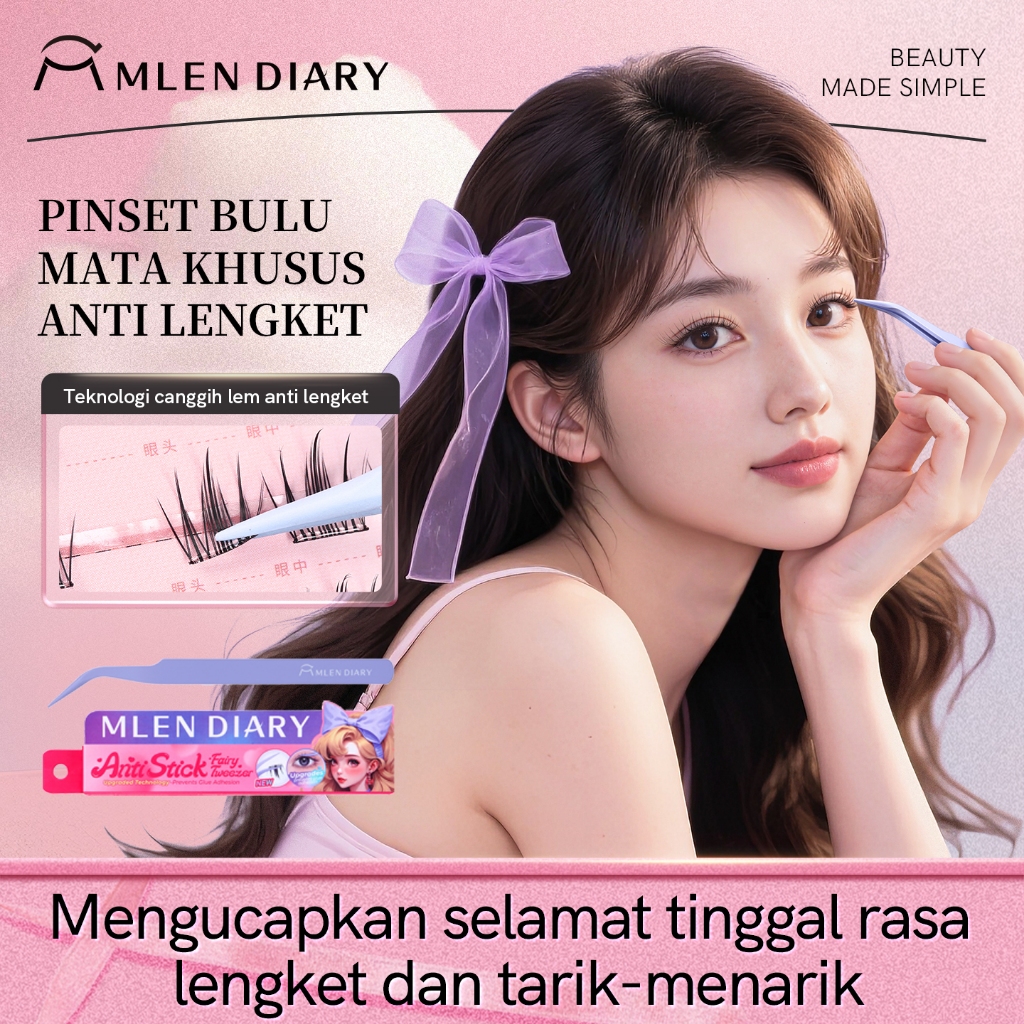 Mlen Diary Pinset Bulu Mata Pinset Bulumata Khususanti Lengket