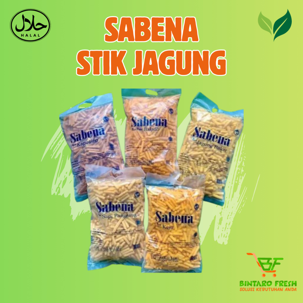 Sabena stik jagung/ Cemilan stik jagung sabena/ Snack termurah sabena