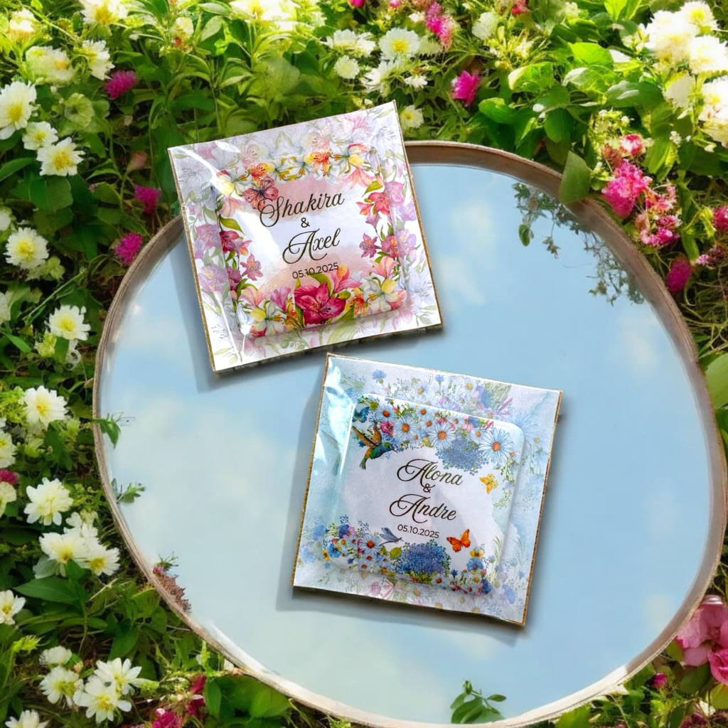 Souvenir Pernikahan Aesthetic Magnet Kulkas Cantik Unik Souvenir Wedding Murah Elegan Custom