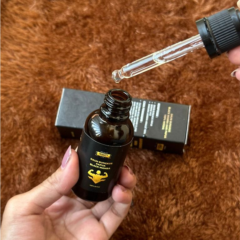 [BISA COD] Black Mamba – Daun Bungkus Papua 100% Herbal