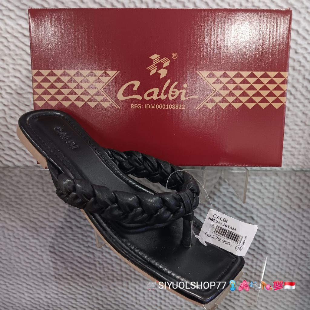 [COD/100% Original/art HM.341] CALBI Wedges Wanita/Sandal Casual Wanita/Sandal Slop/Sandal Jepit/San