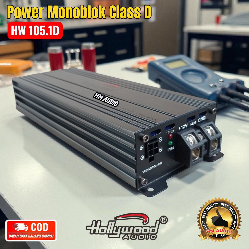 Power Monoblok Class D Hollywood HW 105.1D