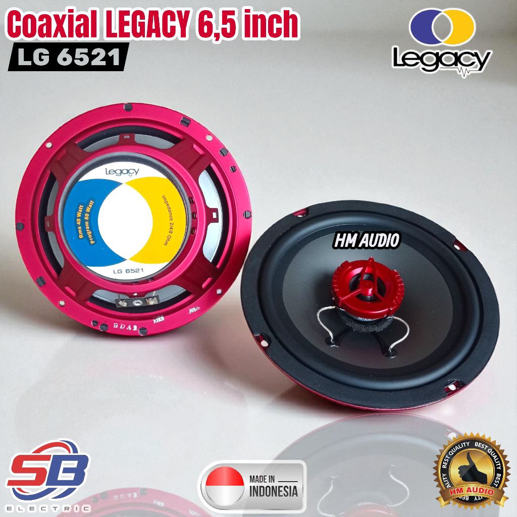 Speaker Legacy 6,5 inch Speaker Coaxial Legacy 6,5 inch LG 6521