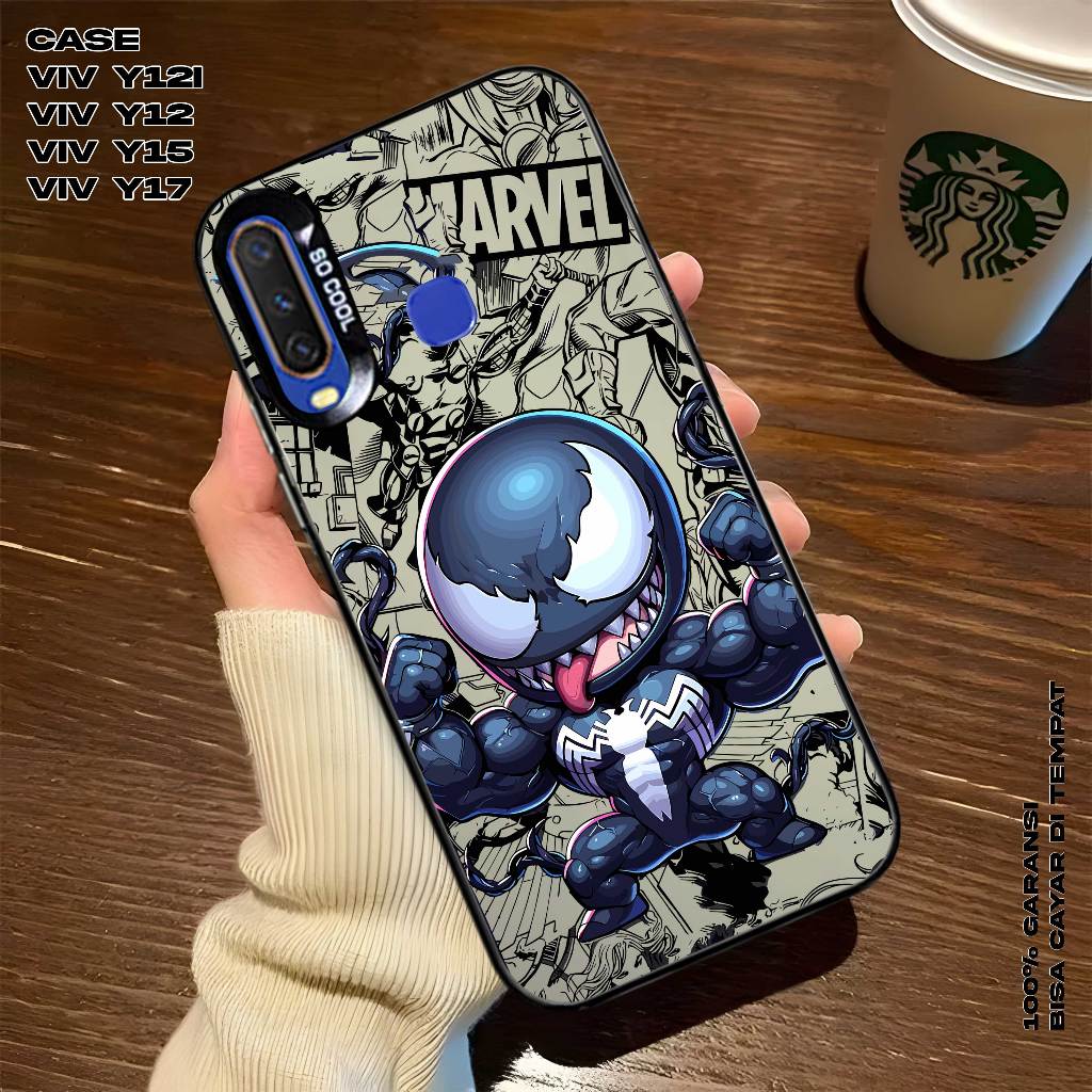 Case VIVO Y12 - Y12i - Y15 - Y17 - Casing Vivo Premium Matte Hard Casing - Case IMD - Case Hologram 