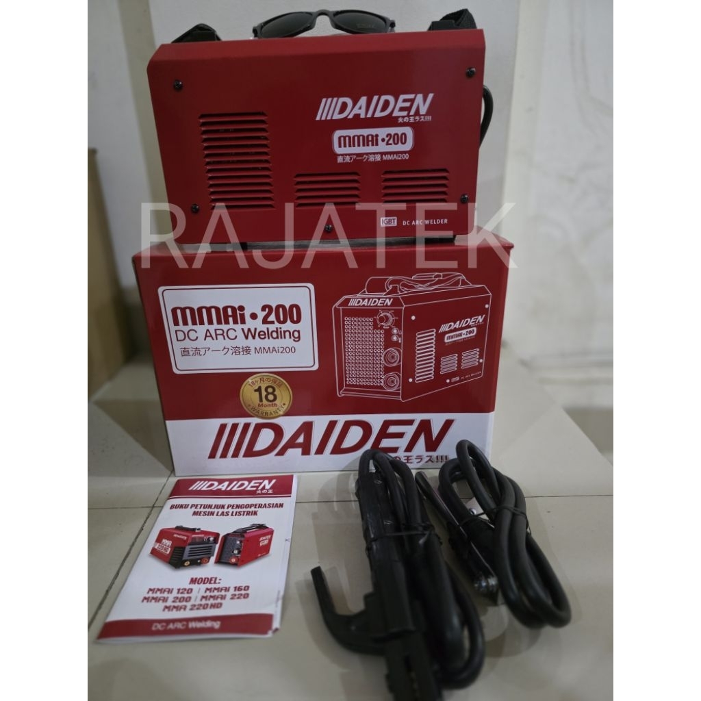 TRAVO LAS DAIDEN MMA 200 /WELDING DAIDEN MMAI 200 200A/MESIN LAS DAIDEN MMAI 200 MMA 200